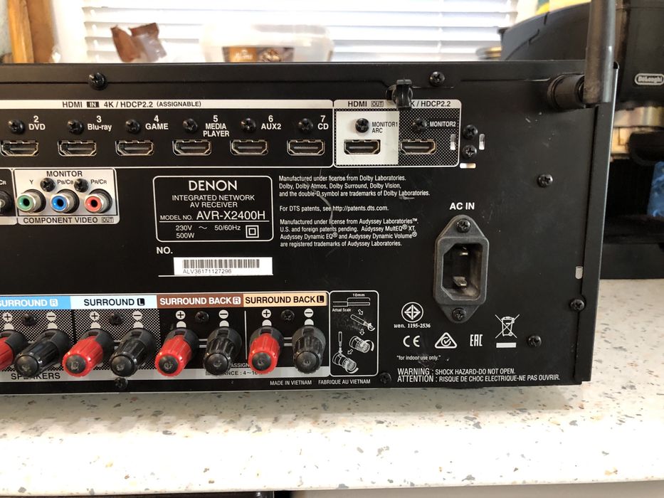 Denon AVR-X2400H resiver