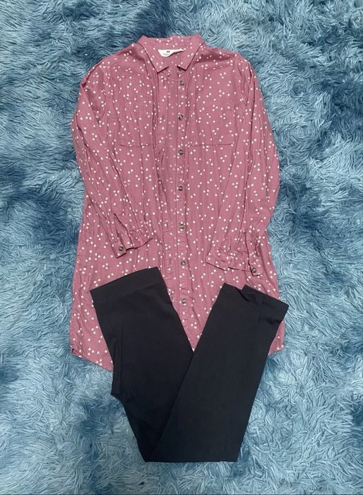 Лот: Ново блуза H&M, нова пола H&M, клин Zara, рокля H&M, тениска Zara.