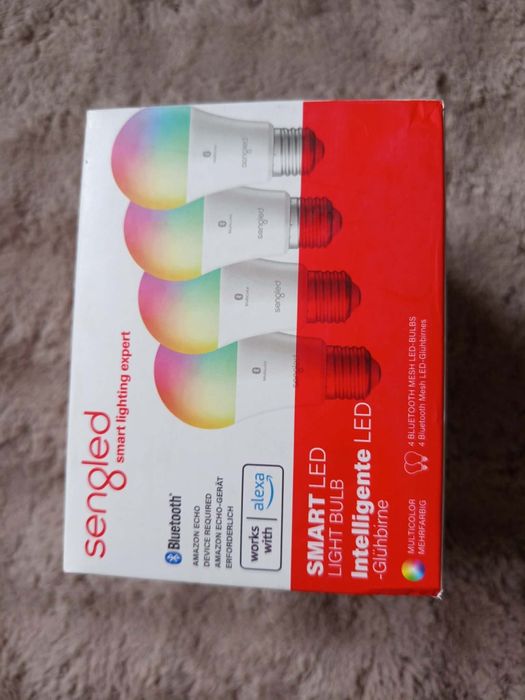 Смарт, Лед Led крушки с блутут 4бр. за дома
