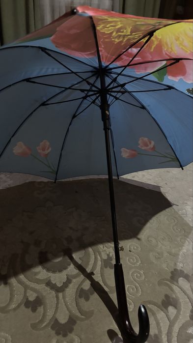 Зонт трость .  Механизм антиветер