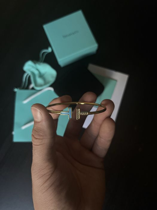 Bratara T Tiffany & Co. Gold