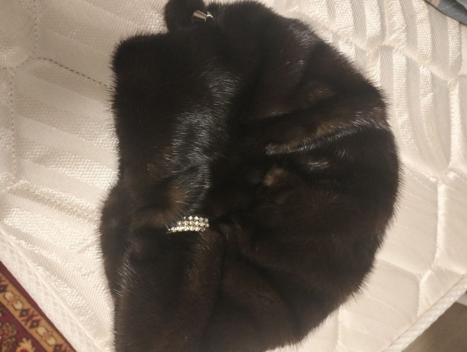 Шапка норковая женская