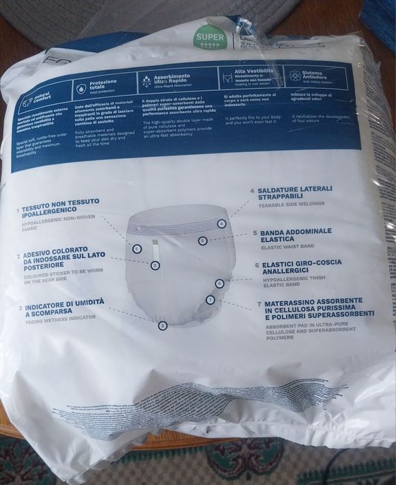 Pampers adulti ,14 buc/bax