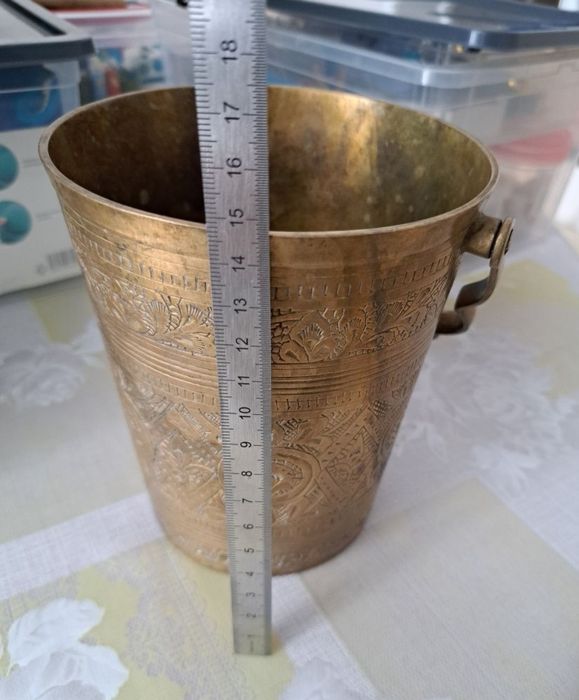 Ведро для льда бронза