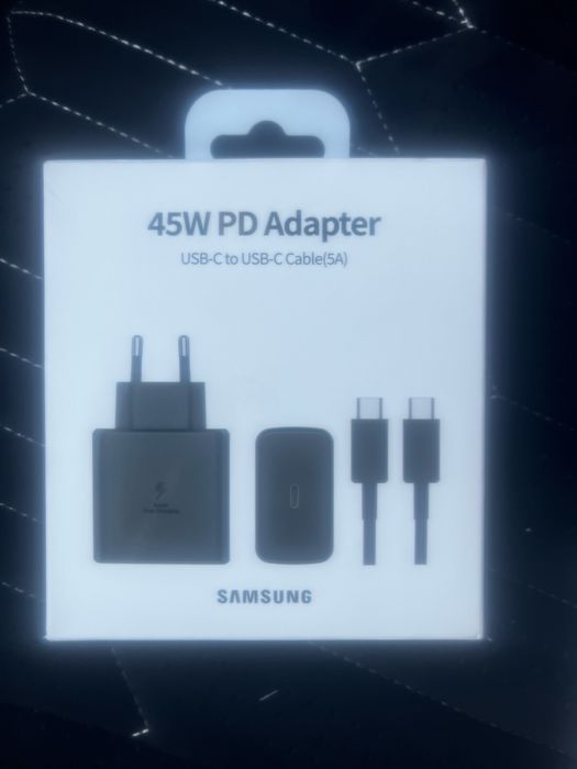 Зарядное устройство 45w USB Type-C черный