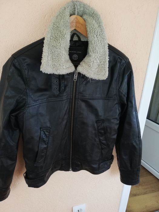 Geaca piele bărbati Select S cu blana