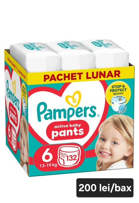 Pampers pants marimea 3,4,5,6 si 7