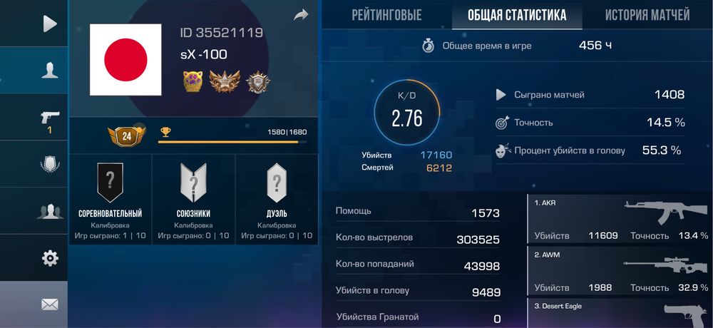 Аккаунт Стендофф 2