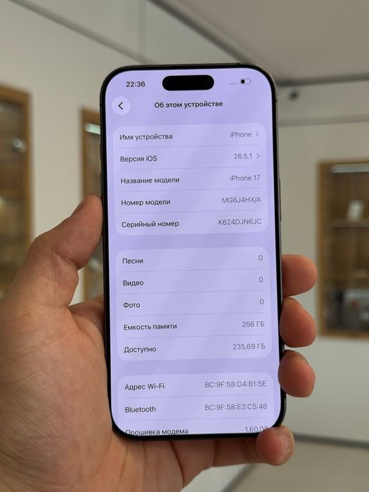 iPhone 17 256 gb
