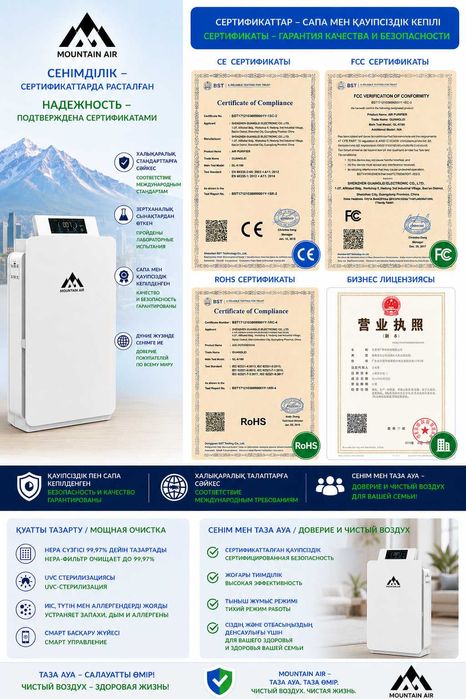 Воздухоочиститель MTA (Mountain Air)
