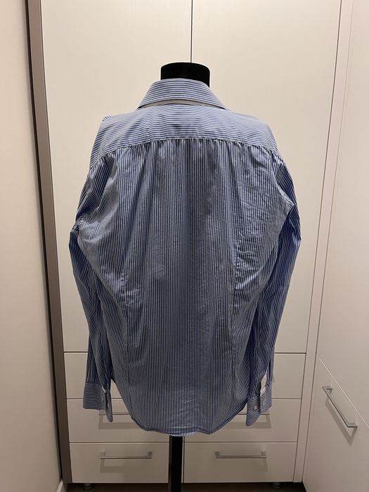 Camasa bumbac barbati albastru dungi