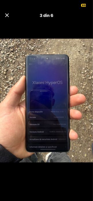 Vând xiaomi Redmi note 15 pro+  5 g ,ca nou