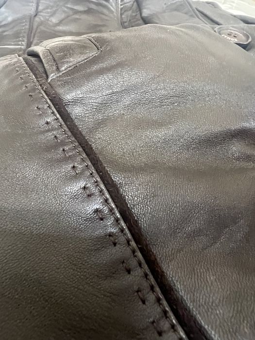 Куртка зимние кожаный