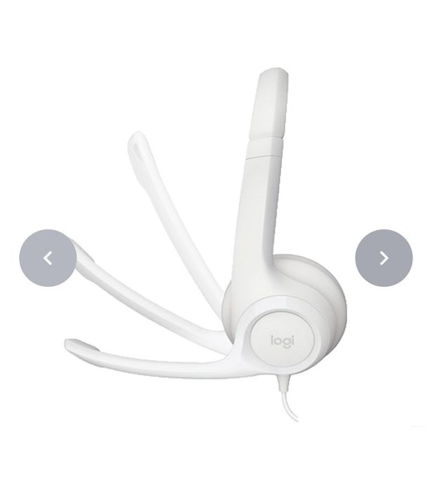 Logitech Stereo Headset H390 white,black