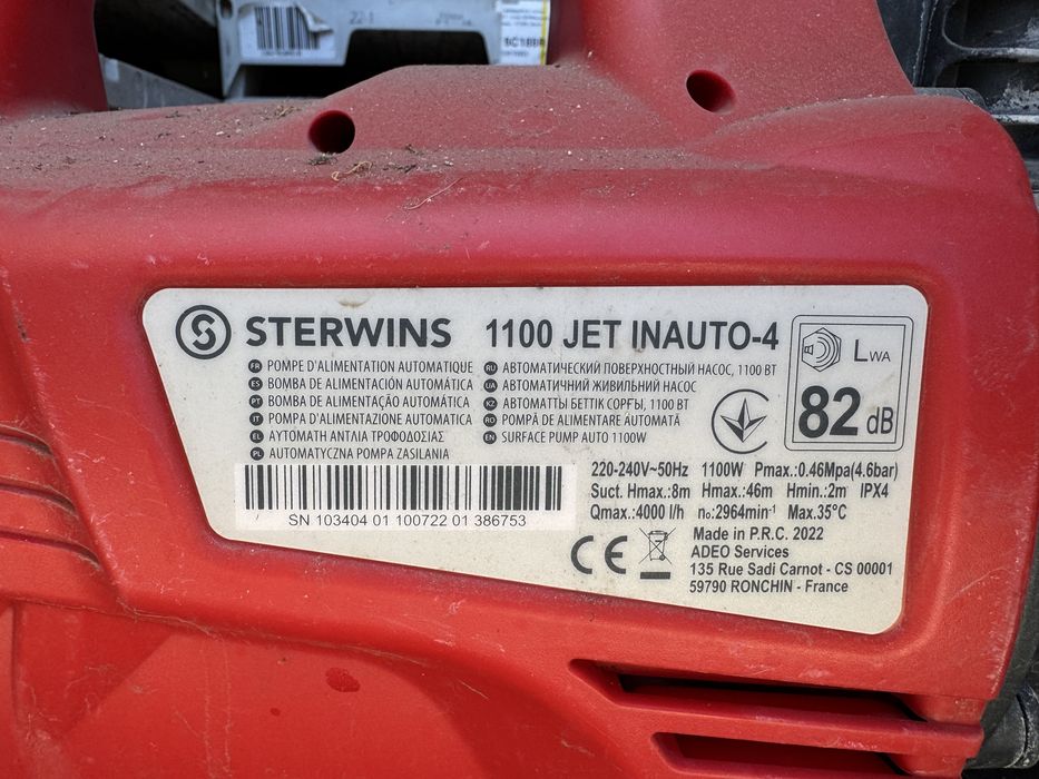 Vand pompa tip hidrofor sterwins in stare exceptionala