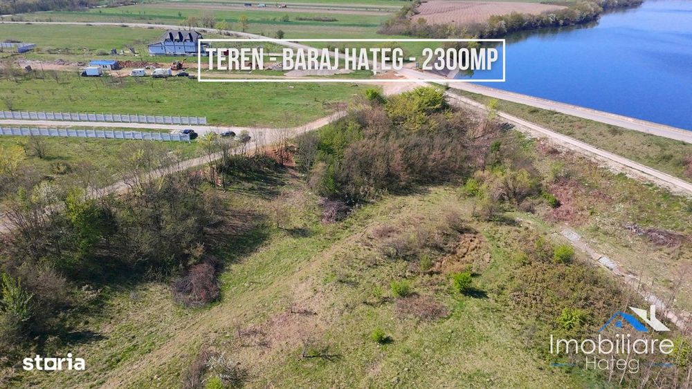 Teren intravilan – Hateg (zona baraj) | 2.300 mp | Front 22 ml