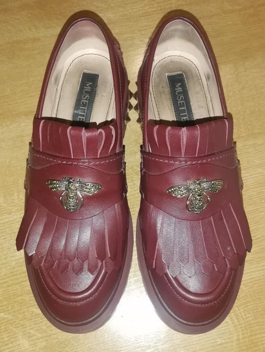 Pantofi Musette Bee (Bordeaux)