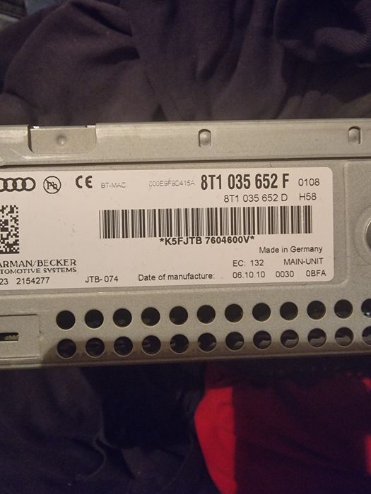 Unitate MMI audi a4 a5 q5 8T1035652F 8T1035652D
