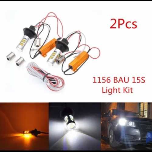 LED крушки за дневни светлини + мигач комбинирани Canbus