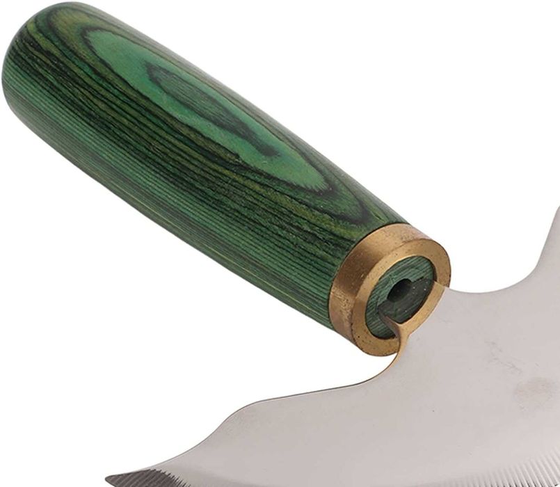 стоманен нож за кожа, полумесец 125 мм