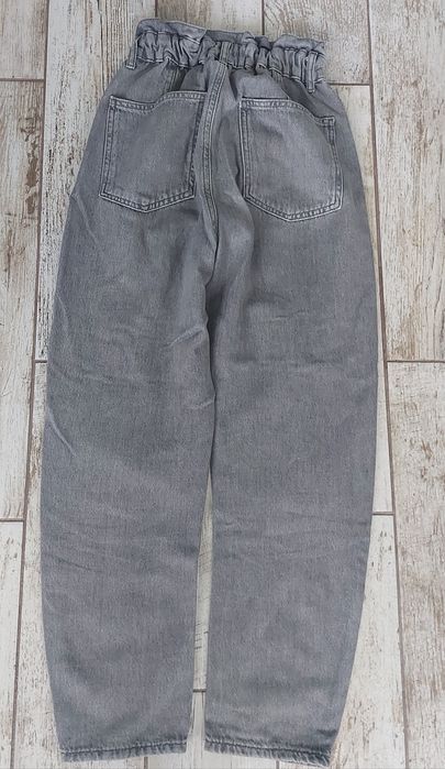 Дамски дънки paperbag ZARA