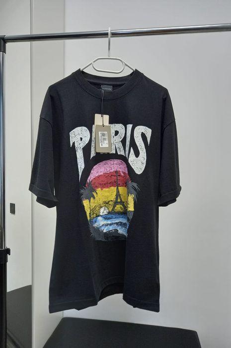 Tricou bumbac gros premium Balenciaga