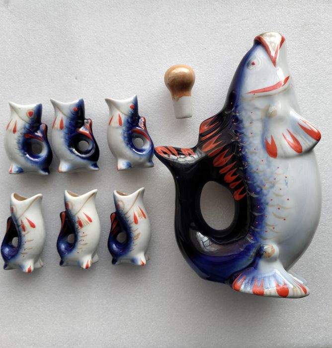 Фигурки рыбки фарфор