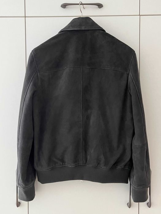 Allsaints Geaca Piele Gri (M)