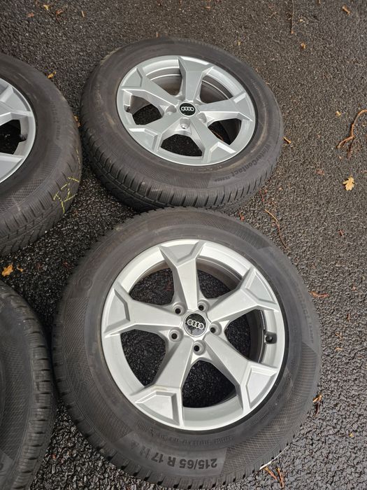 Jante originale Audi Q3 r17 cu cauciucuri de iarna