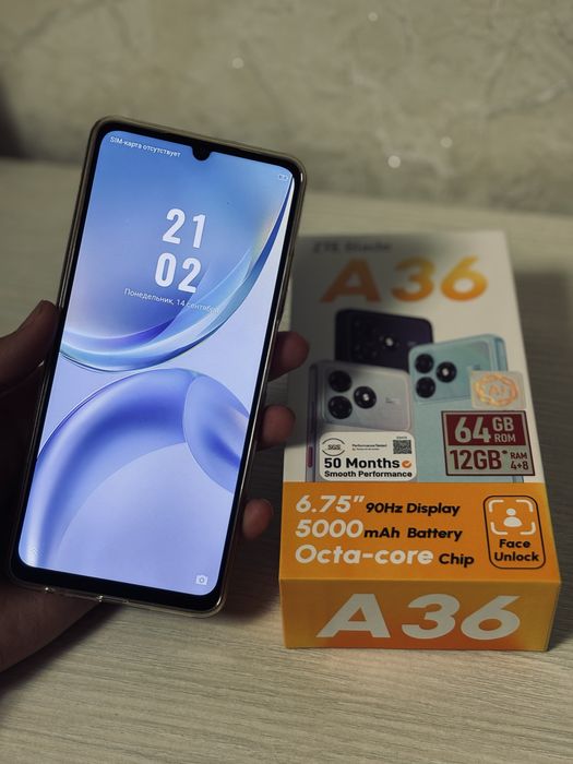 Новый телефон ZTE blade A36