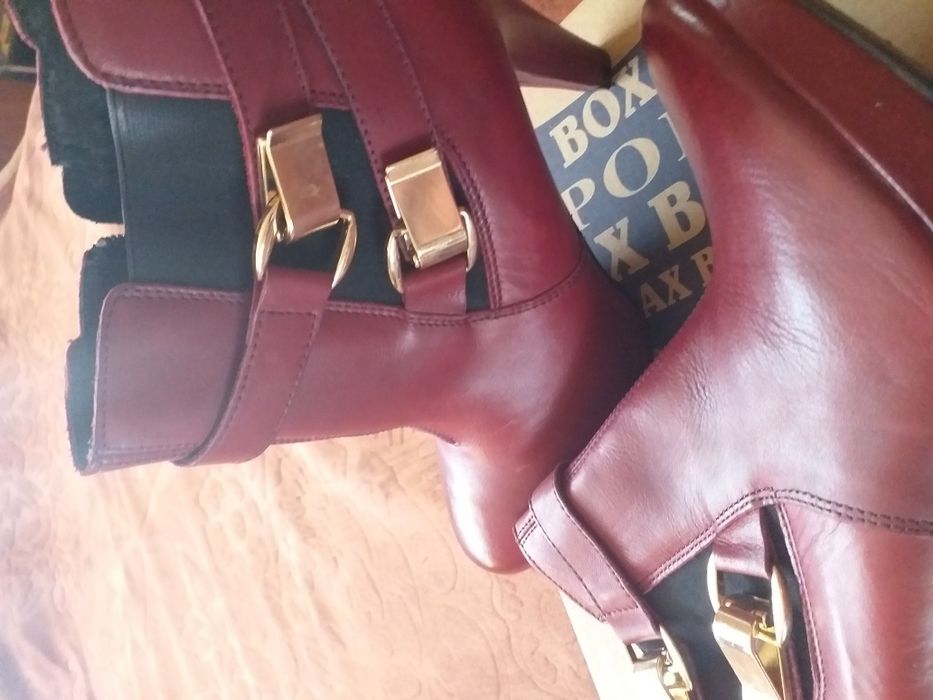 Botine dama din piele