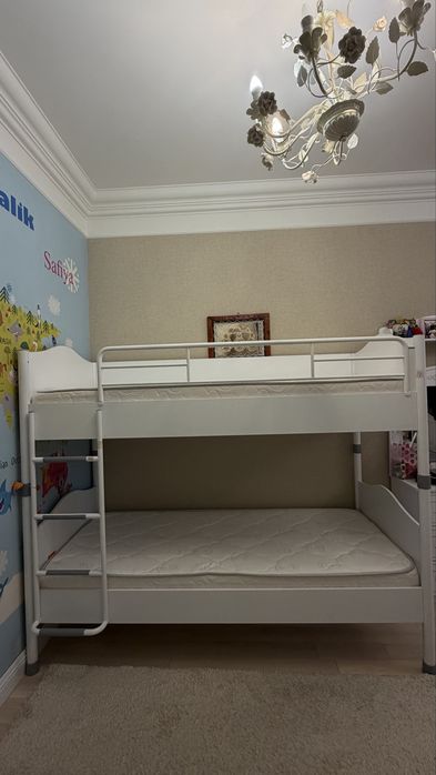 Двухъярусная кровать Cilec Romantic