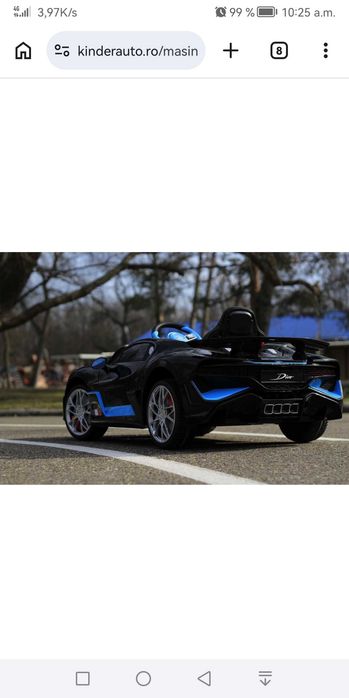 Masina electrica Bugatti Divo cu telecomanda