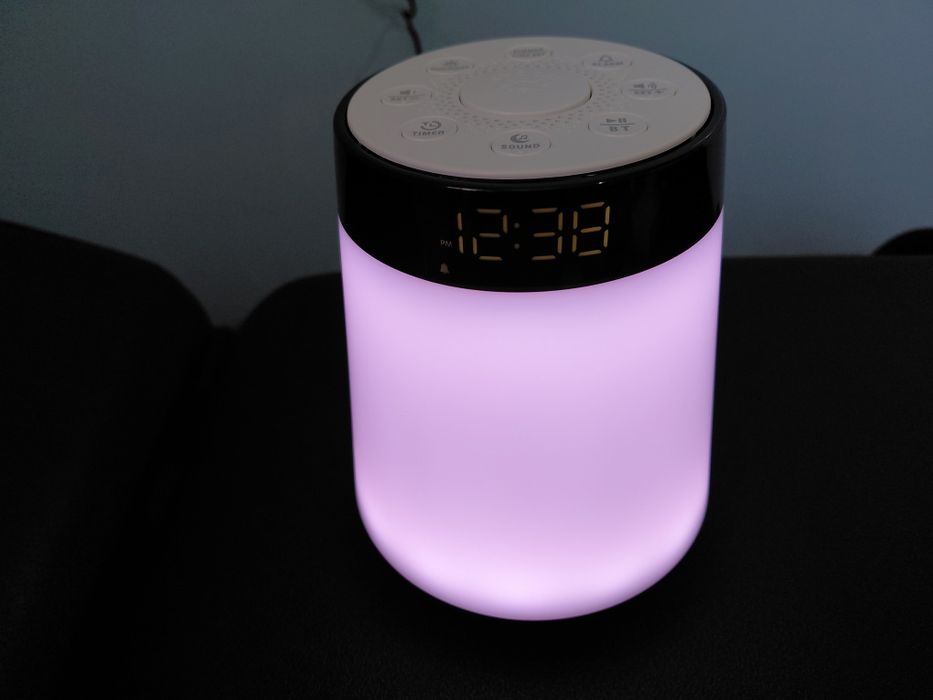 Boxa Bluetooth, Ceas, Alarma, Lampa Veghe, White Noise Machine, NOU