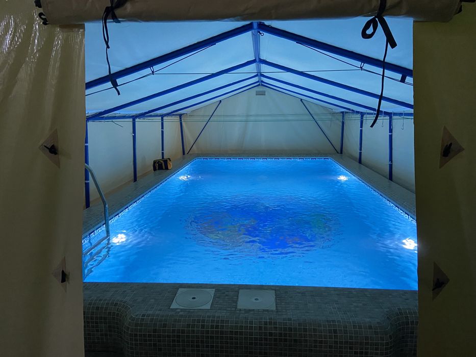 Укрытие для бассейна, тент для бассейна, тент, навес для бассейна