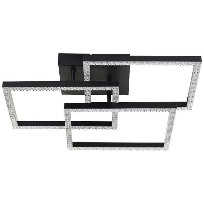 Plafoniera LED Ranni 46.x46.5cm negru