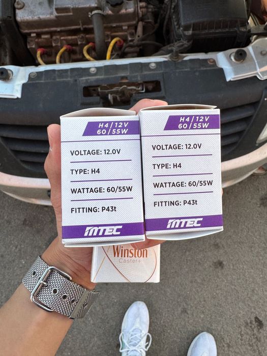 Свечи для фар белого цвета Led