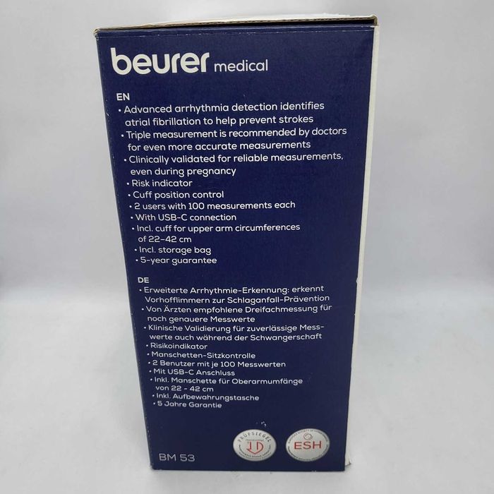 Чисто нов Апарат за кръвно Beurer BM 53 Premium