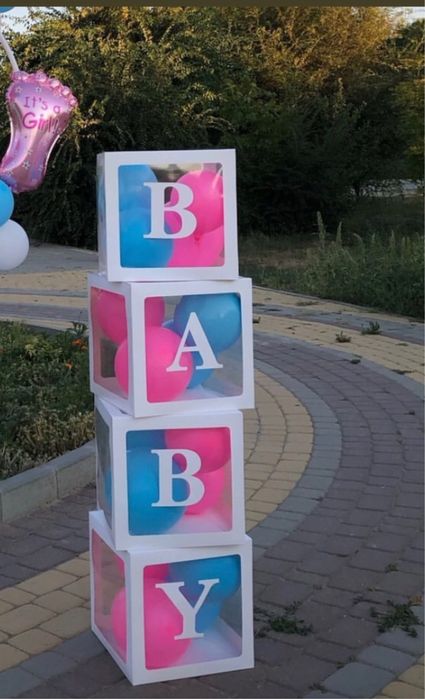 Шары baby на гендер пати