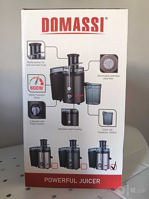 DOMASSI Sharbat Siquvchi (Sokovijimalka) – Yangi