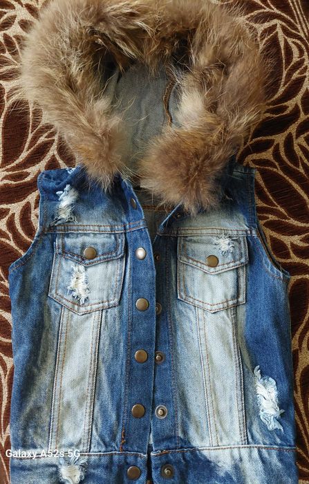 Детски дънков елек