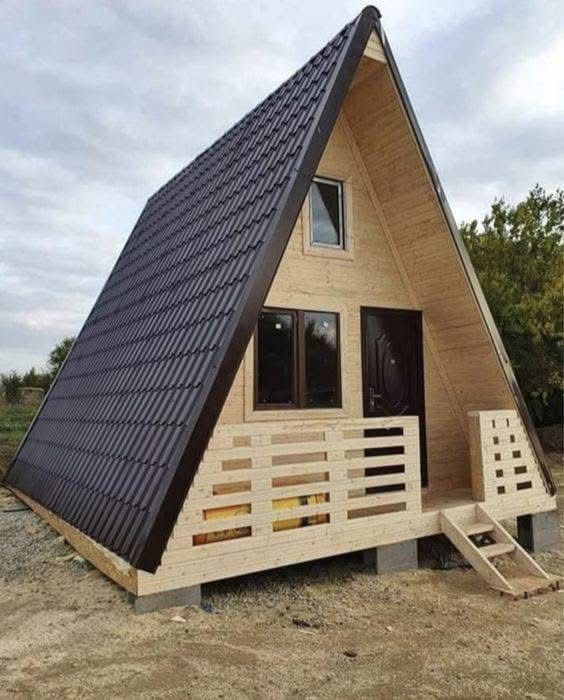 Cabane din lemn masiv tip A