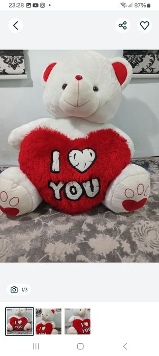 Teddi ayiqlar bor.3 ta.