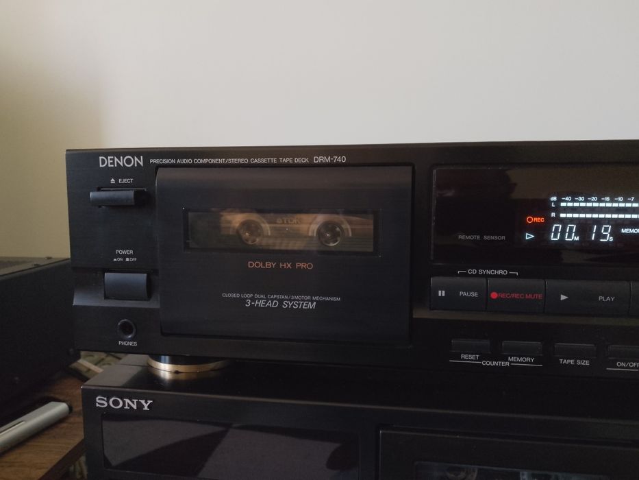 Deck Denon DRM 740/Telecomanda