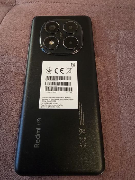 ЧИСТО НОВ!! Xiaomi Redmi Note 14 Pro 5G, 256/8 - ЧЕРЕН с 2 години гара