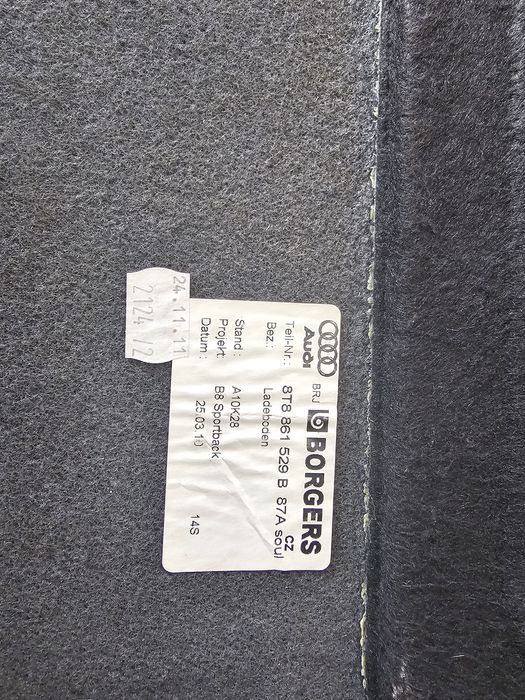 Polita portbagaj Audi A5 Sportback 2015 , vw passat B7 Break 2011