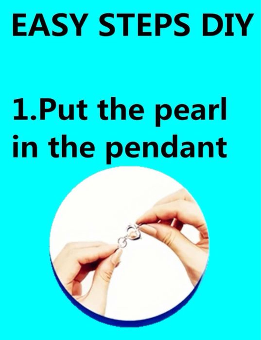 Мидичка с перла за колие