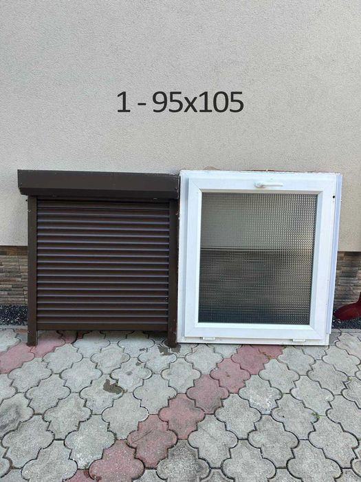Tamplarie completa (geamuri + rulouri) din PVC termopan