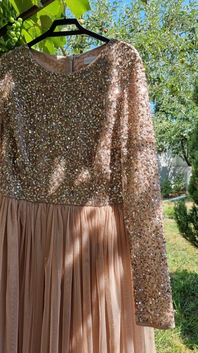 Rochie eleganta de dama masura M, Maya Bridesmaid, midi, o purtare