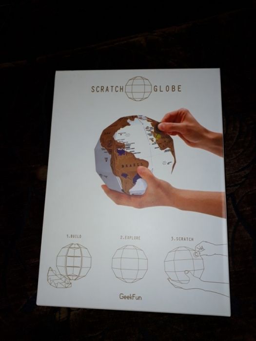 Уникално! Scratch Globe - Глобус и карта с държави, посетени от вас
